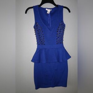 Great condition. Blue midi dress.